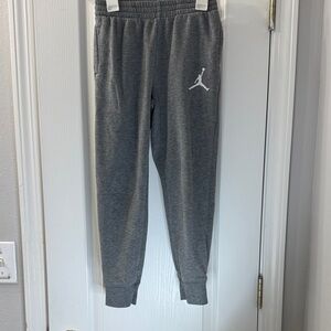 Jordan Kids Charcoal Joggers with White Logo